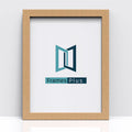 Element Range Oak Photo Picture Poster Frames, Large Square Small sizes, Hang or stand in Landscape or Portrait