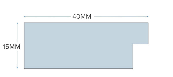 Excel Range Oak Picture Photo Poster Frame with White Mount - Framesplus.co.uk