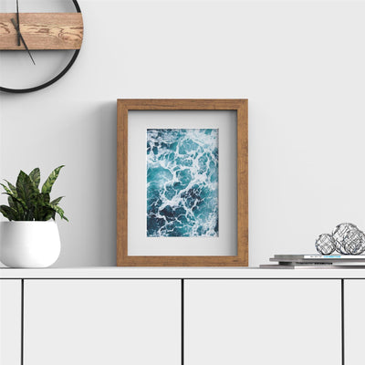 Classic Range Rustic Picture Photo Poster Frame with White Mount