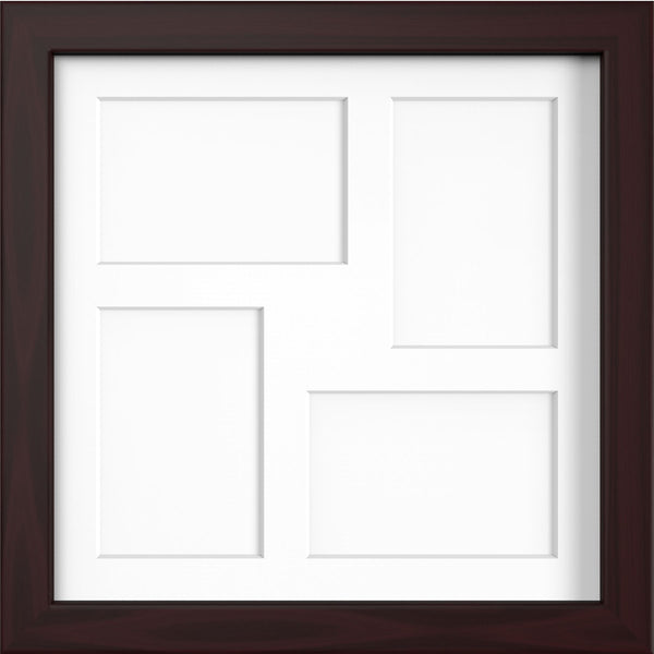 MODERN MULTI PICTURE PHOTO FRAME FOR 4 IMAGES OF 6