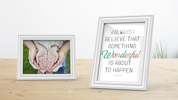 Devon Range White Photo Picture Poster Frames - Framesplus.co.uk