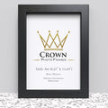 Black White Oak Photo Frame for A4 21 x 29.7 cm (8.27x11.69 Inches) Picture Photo Poster Certificate, Stand or Hang on wall