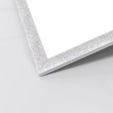 Stardust Range Silver Photo Picture Poster Frames, Large Square Small sizes, Hang or stand in Landscape or Portrait - Framesplus.co.uk