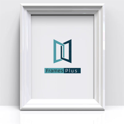 Deco Range White Photo Picture Poster Frames, Large Square Small sizes, Hang or stand in Landscape or Portrait