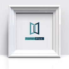 Deco Range White Photo Picture Poster Frames, Large Square Small sizes, Hang or stand in Landscape or Portrait - Framesplus.co.uk