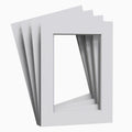 White Matt Mount Pack of 24 mounts for Picture Photo Frames Large Square all Sizes