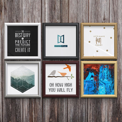 Minimo Range Mahogany Photo Picture Poster Frames