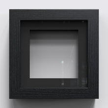 Box Range Black 25mm Deep Picture Display Frame with 1" Black Mount, Memory Box Medals Memorabilia - Framesplus.co.uk