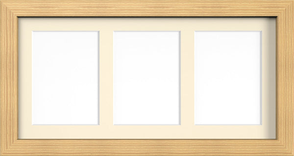 MODERN MULTI PICTURE PHOTO FRAME FOR 3 IMAGES OF 7