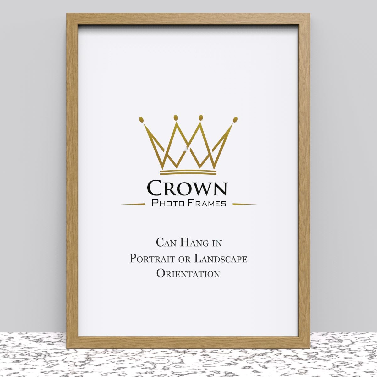 Black White Oak Photo Frame for A1 59.4 x 84.1 cm (23.4x33.1 Inches) Picture Photo Poster, Hang on wall - Framesplus.co.uk
