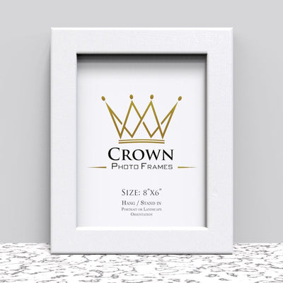 Black White Oak Photo Frame for 8x6 Inches (20.3 x 15.2 cm) Picture Photo, Stand or Hang