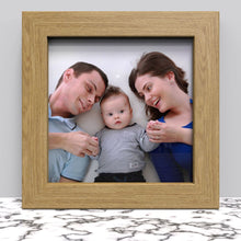 Black White Oak Photo Frame for 7x7 Inches (17.8 x 17.8 cm) Picture Photo, Stand or Hang on wall - Framesplus.co.uk