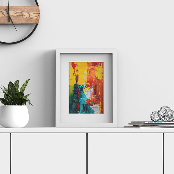 Blok Range White Picture Photo Poster Frame with White Mount - Framesplus.co.uk