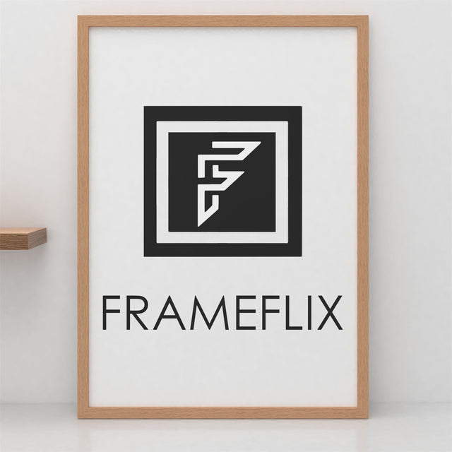 FrameFlix Oak 14 × 11 Frame
