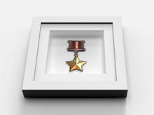 Box Range White 25mm Deep Picture Display Frame with 1" White Mount, Memory Box Medals Memorabilia - Framesplus.co.uk