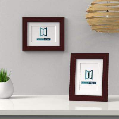 Classic Range Mahogany Picture Photo Poster Frame with White Mount