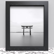 Black White Oak Photo Frame for 12x10 Inches (30.5 x 25.4 cm) Picture Photo Certificate, Stand or Hang on wall - Framesplus.co.uk
