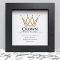 Black White Oak Photo Frame for 7x7 Inches (17.8 x 17.8 cm) Picture Photo, Stand or Hang on wall
