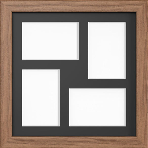 MODERN MULTI PICTURE PHOTO FRAME FOR 4 IMAGES OF 6