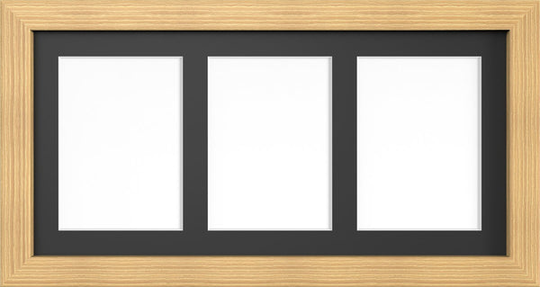 MODERN MULTI PICTURE PHOTO FRAME FOR 3 IMAGES OF 7
