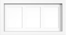 MODERN MULTI PICTURE PHOTO FRAME FOR 3 IMAGES OF 7