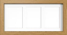 MODERN MULTI PICTURE PHOTO FRAME FOR 3 IMAGES OF 7"X5" WITH QUALITY WHITE MOUNT - Framesplus.co.uk