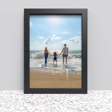 Black White Oak Photo Frame for A3 29.7 x 42 cm (11.69x16.53 Inches) Picture Photo Poster Certificate, Hang on wall - Framesplus.co.uk