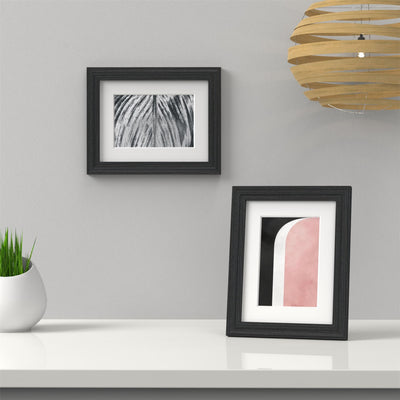 Devon Range Black Picture Photo Poster Frame with White Mount