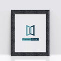 Stardust Range Black Photo Picture Poster Frames, Large Square Small sizes, Hang or stand in Landscape or Portrait