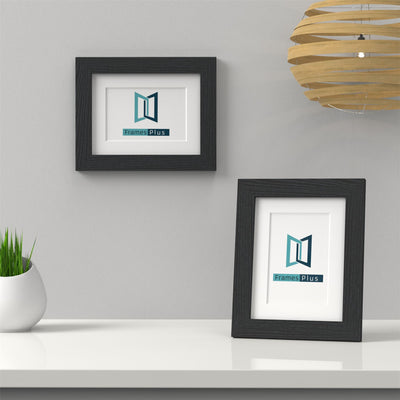 Classic Range Black Picture Photo Poster Frame with White Mount