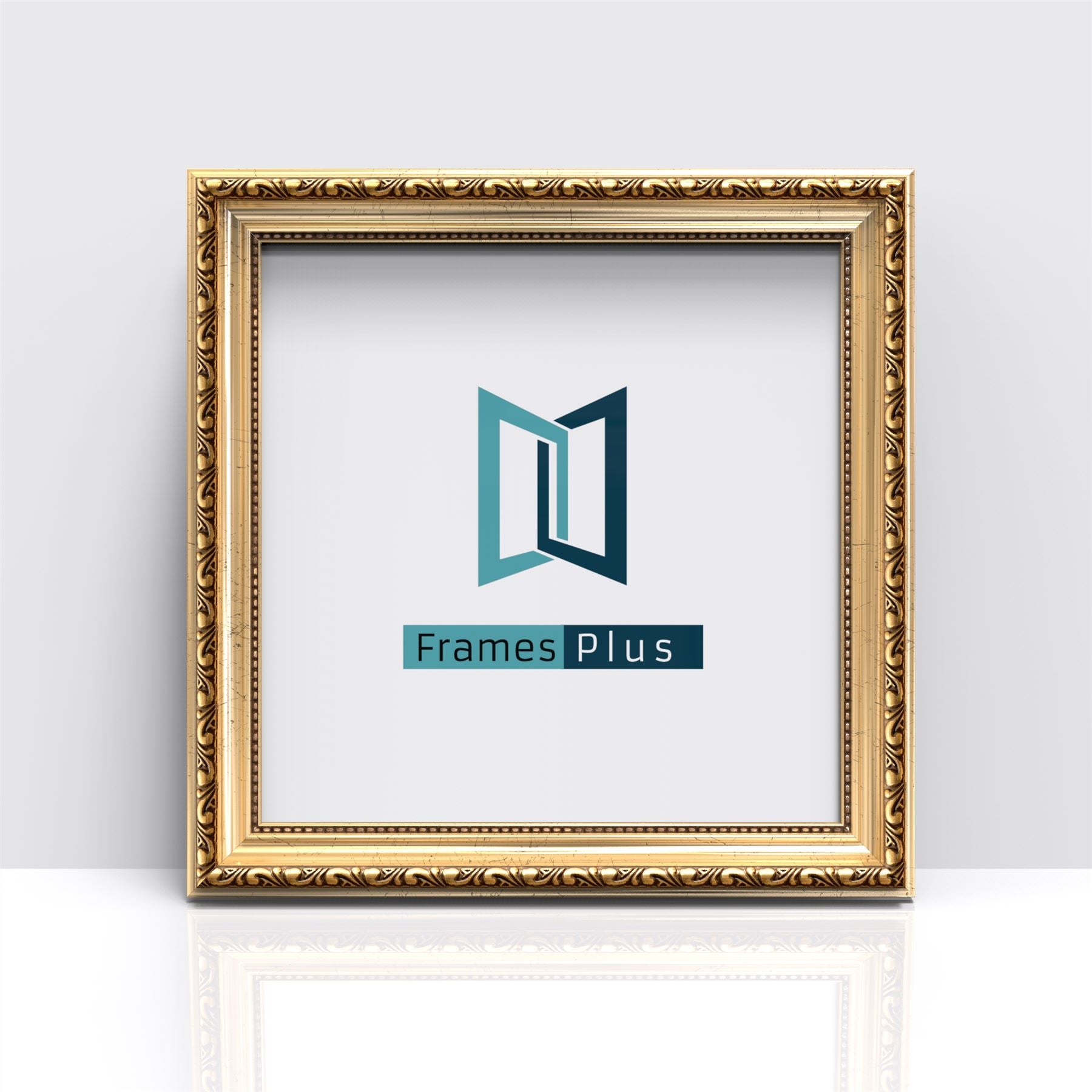 Louis Range Gold Photo Picture Poster Frames, Large Square Small sizes, Hang or stand in Landscape or Portrait - Framesplus.co.uk
