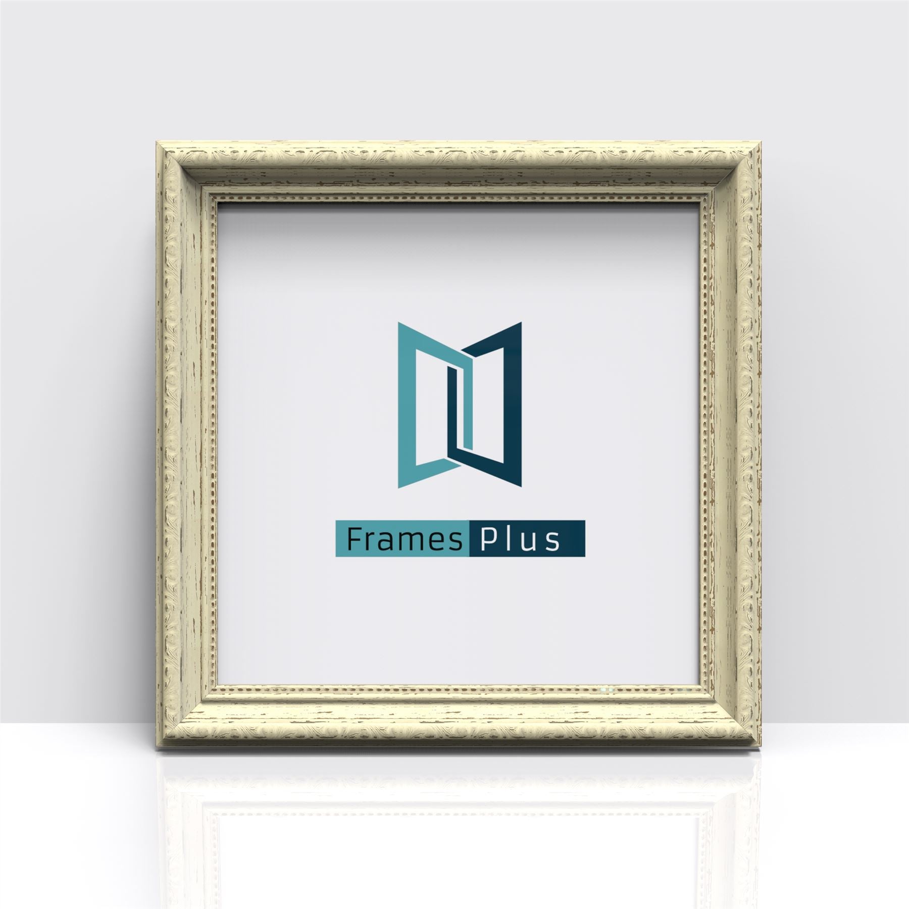 Louis Range Cream Photo Picture Poster Frames, Large Square Small sizes, Hang or stand in Landscape or Portrait - Framesplus.co.uk