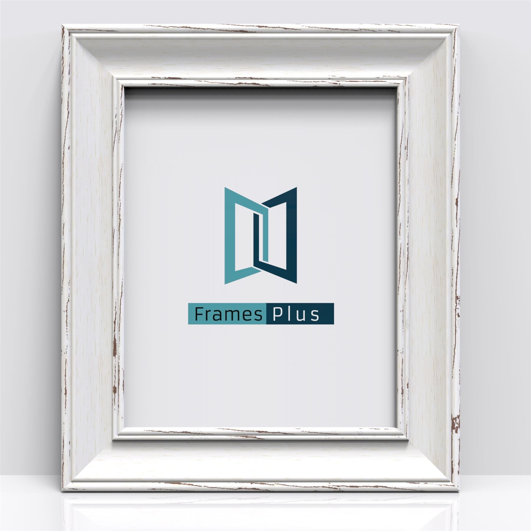 Cornwall Range White Photo Picture Poster Frames, Large Square Small sizes, Hang or stand in Landscape or Portrait - Framesplus.co.uk