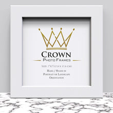 Black White Oak Photo Frame for 7x7 Inches (17.8 x 17.8 cm) Picture Photo, Stand or Hang on wall - Framesplus.co.uk