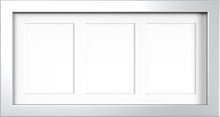 MODERN MULTI PICTURE PHOTO FRAME FOR 3 IMAGES OF 7"X5" WITH QUALITY WHITE MOUNT - Framesplus.co.uk