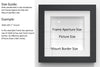 Box Range White 25mm Deep Picture Display Frame with 1