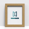 Blok Range Oak Photo Picture Poster Frames - Framesplus.co.uk