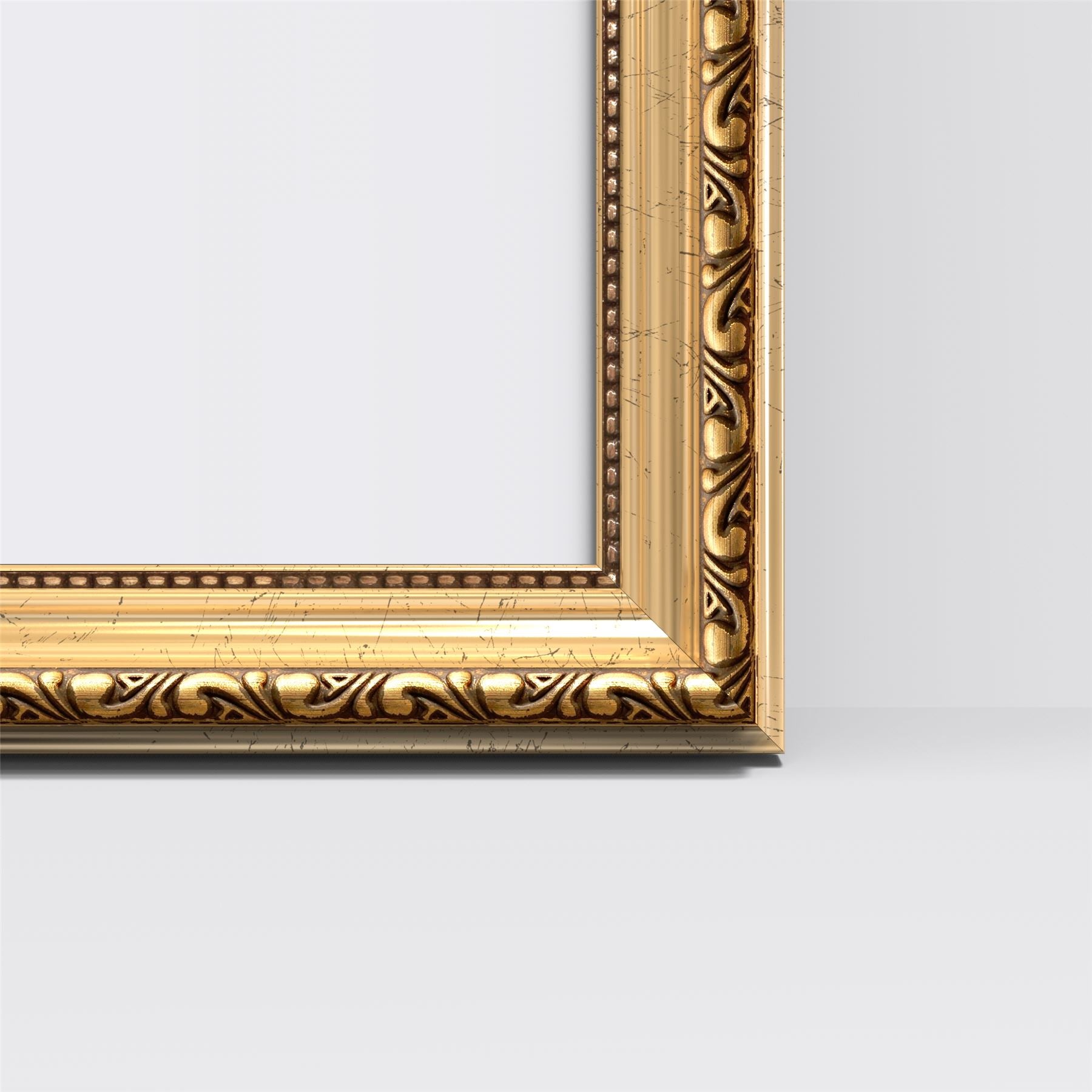 Louis Range Gold Photo Picture Poster Frames, Large Square Small sizes, Hang or stand in Landscape or Portrait - Framesplus.co.uk