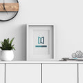 Sleek Range White Picture Photo Poster Frame with White Mount