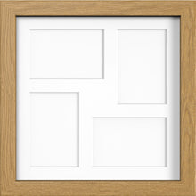 MODERN MULTI PICTURE PHOTO FRAME FOR 4 IMAGES OF 6"X4" WITH QUALITY WHITE MOUNT - Framesplus.co.uk