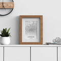 Excel Range Rustic Picture Photo Poster Frame with White Mount