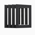 Black Matt Mount Pack of 8 mounts for Picture Photo Frames Large Square all Sizes