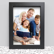 Black White Oak Photo Frame for A4 21 x 29.7 cm (8.27x11.69 Inches) Picture Photo Poster Certificate, Stand or Hang on wall - Framesplus.co.uk