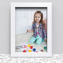 Black White Oak Photo Frame for A4 21 x 29.7 cm (8.27x11.69 Inches) Picture Photo Poster Certificate, Stand or Hang on wall - Framesplus.co.uk