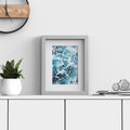 Classic Range Silver Picture Photo Poster Frame with White Mount