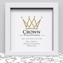 Black White Oak Photo Frame for 10x10 Inches (25.4 x 25.4 cm) Picture Photo, Stand or Hang on wall - Framesplus.co.uk