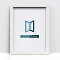 Element Range White Distressed Photo Picture Poster Frames, Large Square Small sizes, Hang or stand in Landscape or Portrait