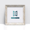 Exmouth Range White Distressed Photo Picture Poster Frames, Large Square Small sizes, Hang or stand in Landscape or Portrait - Framesplus.co.uk