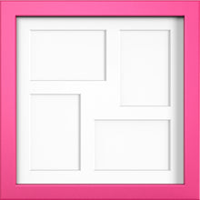 MODERN MULTI PICTURE PHOTO FRAME FOR 4 IMAGES OF 6"X4" WITH QUALITY WHITE MOUNT - Framesplus.co.uk