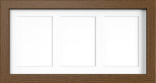 MODERN MULTI PICTURE PHOTO FRAME FOR 3 IMAGES OF 7"X5" WITH QUALITY WHITE MOUNT - Framesplus.co.uk
